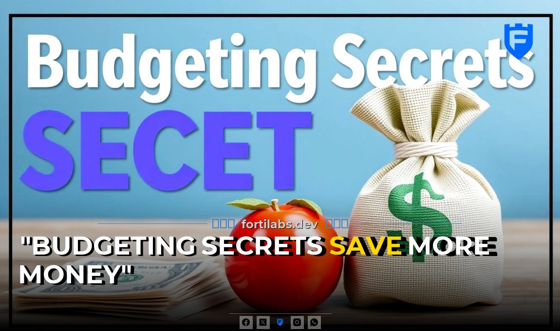 Budgeting Secrets to Save More Money