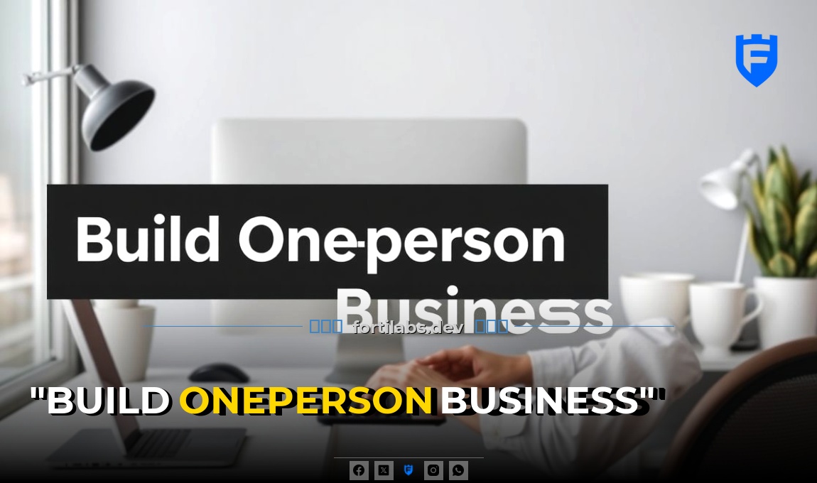 How to Build a One-Person Business