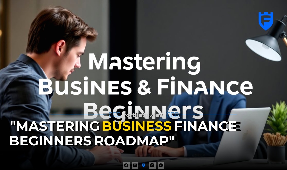 Mastering Business & Finance: A Beginner’s Roadmap