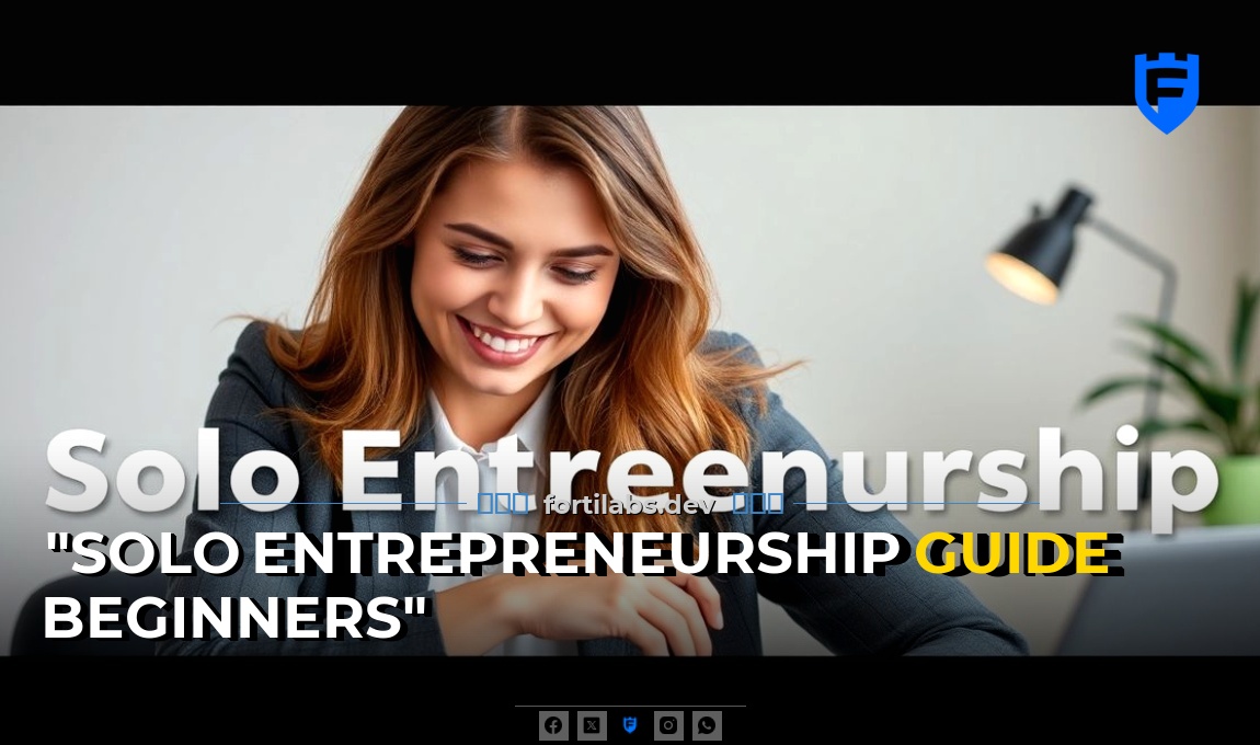 Solo Entrepreneurship Guide for Beginners